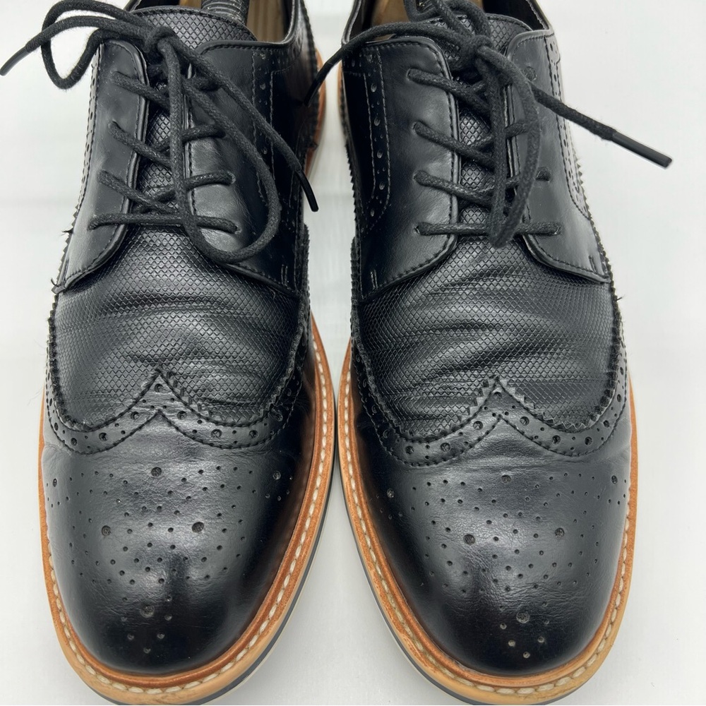 Steve Madden Black Vikkin Shoes‎ Men 10 Round Toe Design with Ortholite - Picture 3 of 9